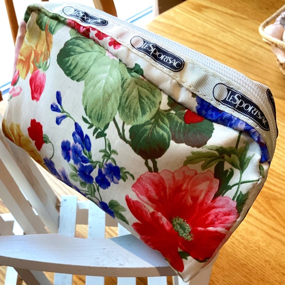Lesportsac floral cosmetic bag